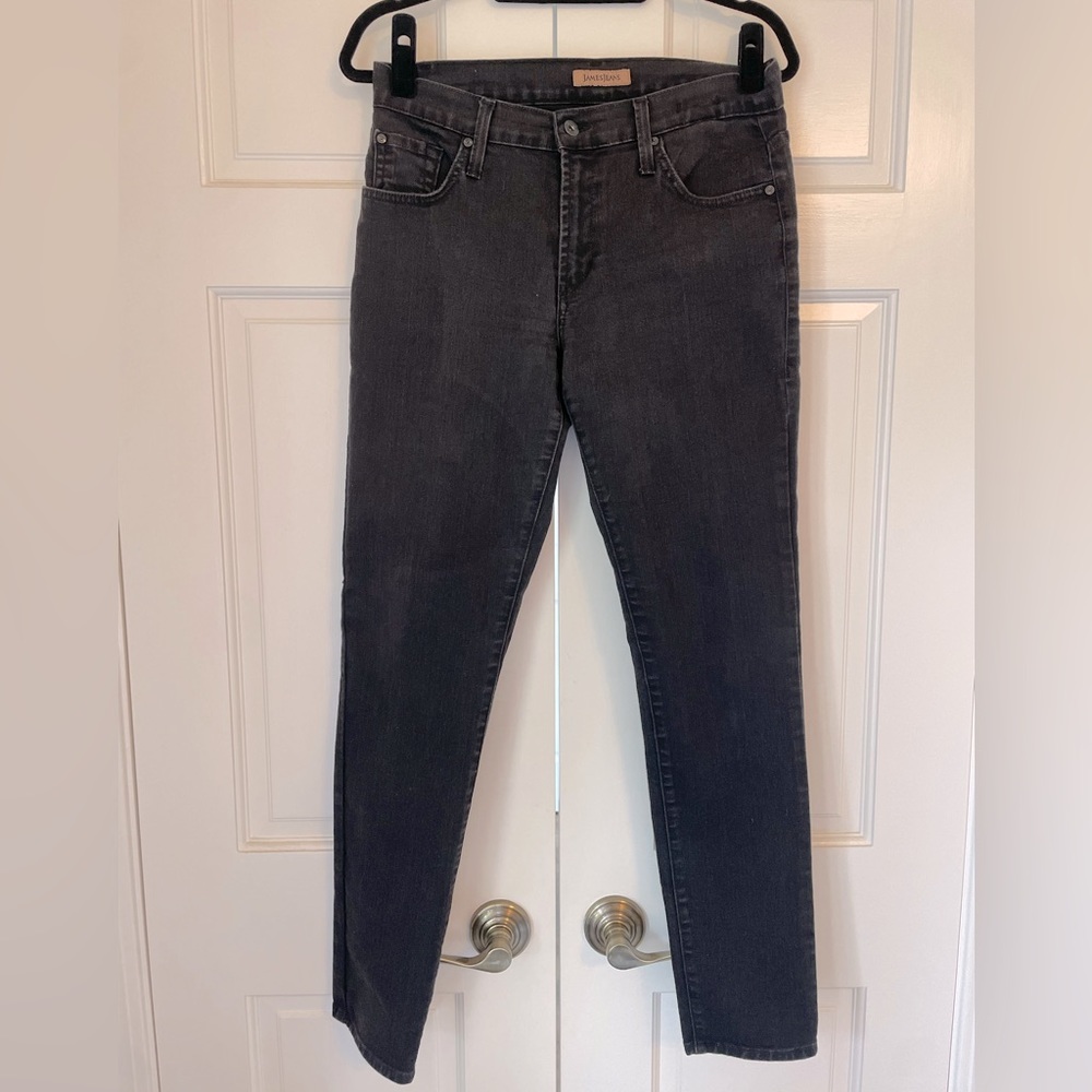 James Jeans High Class Edition Skinny, Color: Black Shadow- Size 32